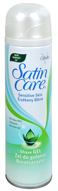 Gillette Satin Care gel 200ml sensitive | Kosmetické a dentální výrobky - Pánská kosmetika - Přípravky na holení